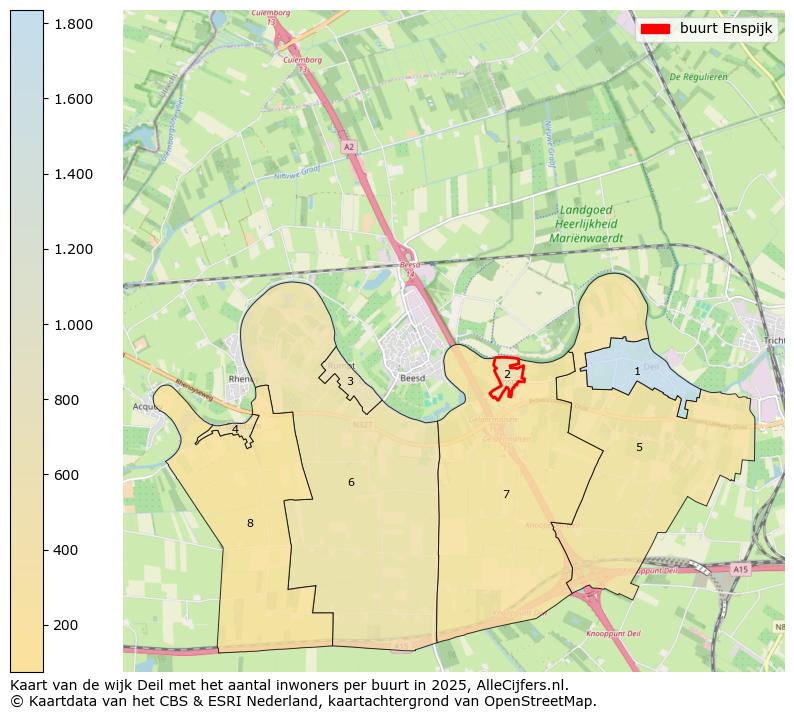 Afbeelding van de buurt Enspijk op de kaart.