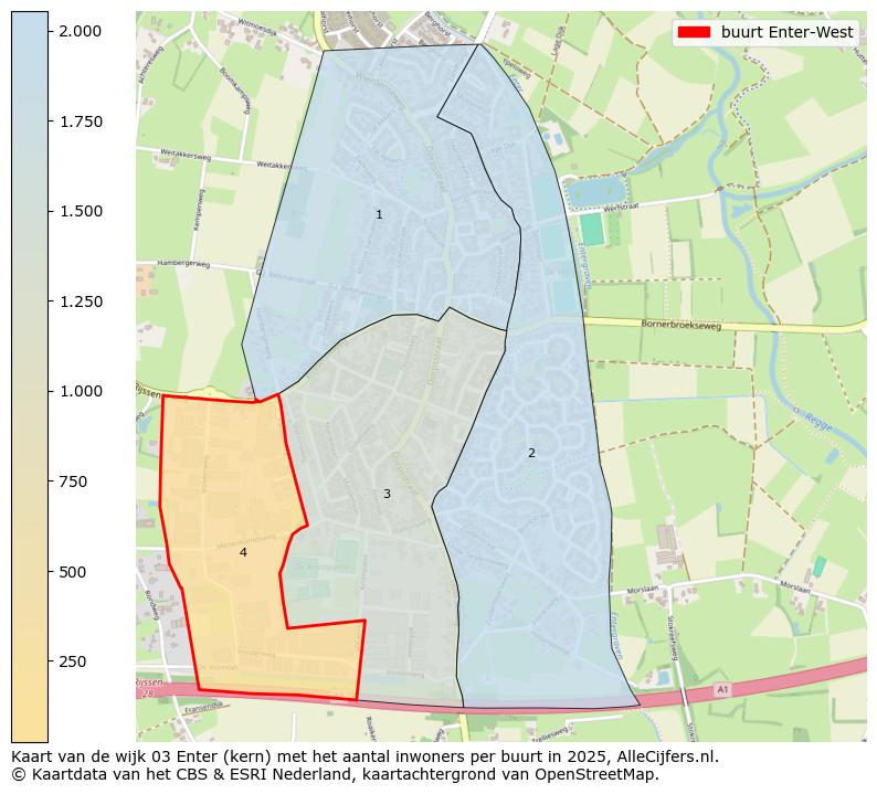 Afbeelding van de buurt Enter-West op de kaart.