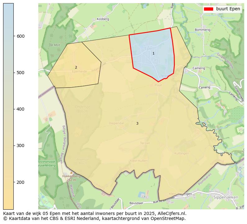 Afbeelding van de buurt Epen op de kaart.