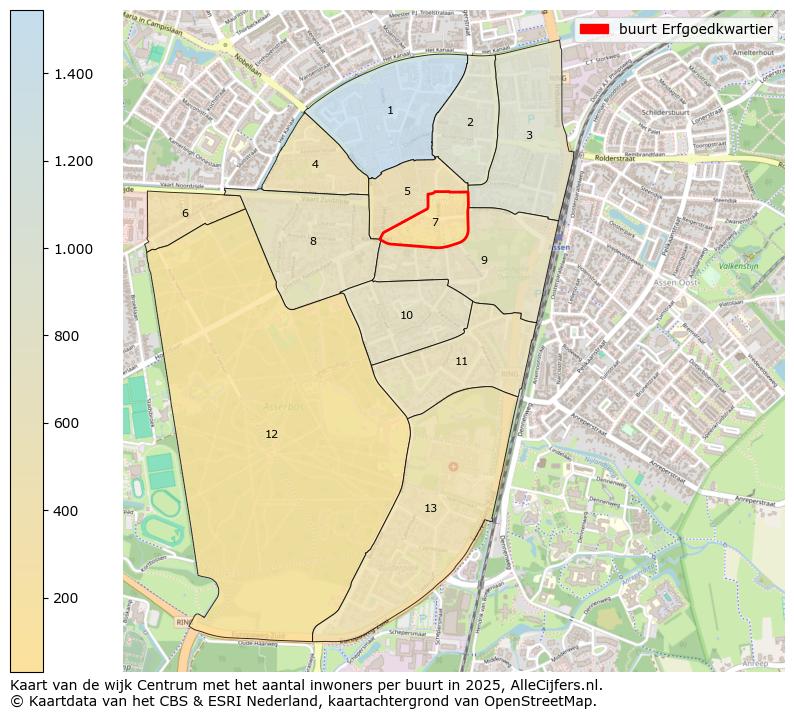 Afbeelding van de buurt Erfgoedkwartier op de kaart.