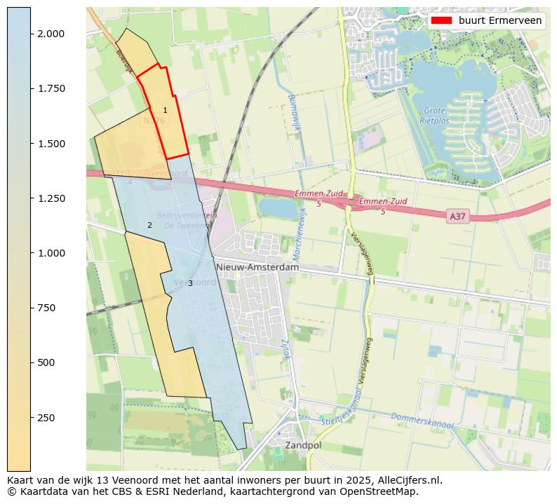 Afbeelding van de buurt Ermerveen op de kaart.