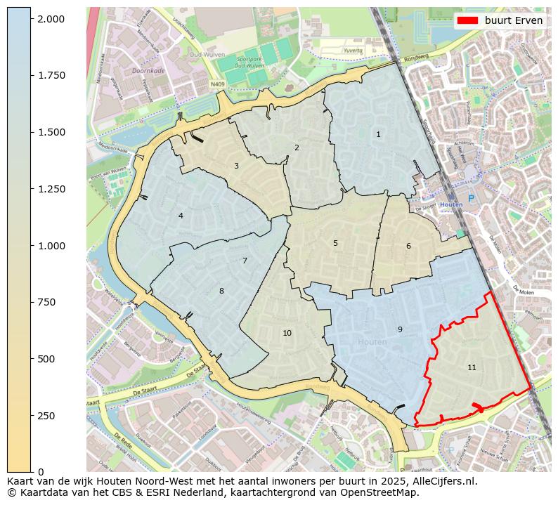 Afbeelding van de buurt Erven op de kaart.