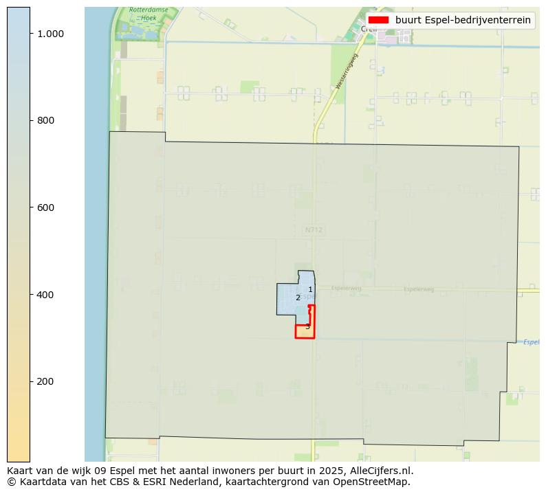 Afbeelding van de buurt Espel-bedrijventerrein op de kaart.