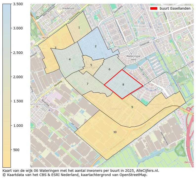 Afbeelding van de buurt Essellanden op de kaart.