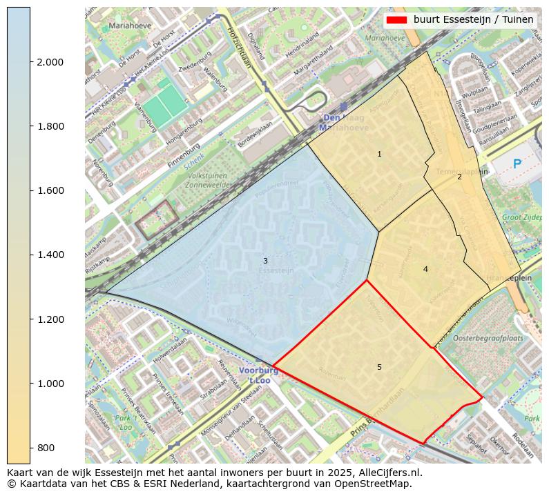 Afbeelding van de buurt Essesteijn / Tuinen op de kaart.
