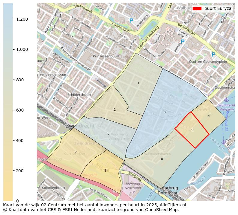 Afbeelding van de buurt Euryza op de kaart.