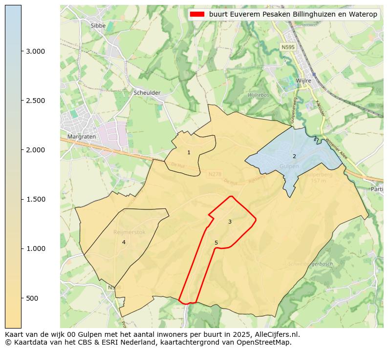 Afbeelding van de buurt Euverem Pesaken Billinghuizen en Waterop op de kaart.