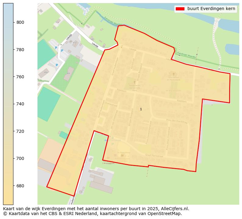 Afbeelding van de buurt Everdingen kern op de kaart.
