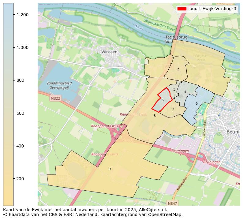 Afbeelding van de buurt Ewijk-Vording-3 op de kaart.