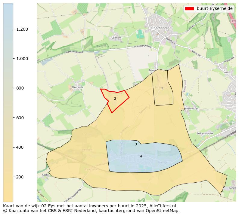 Afbeelding van de buurt Eyserheide op de kaart.