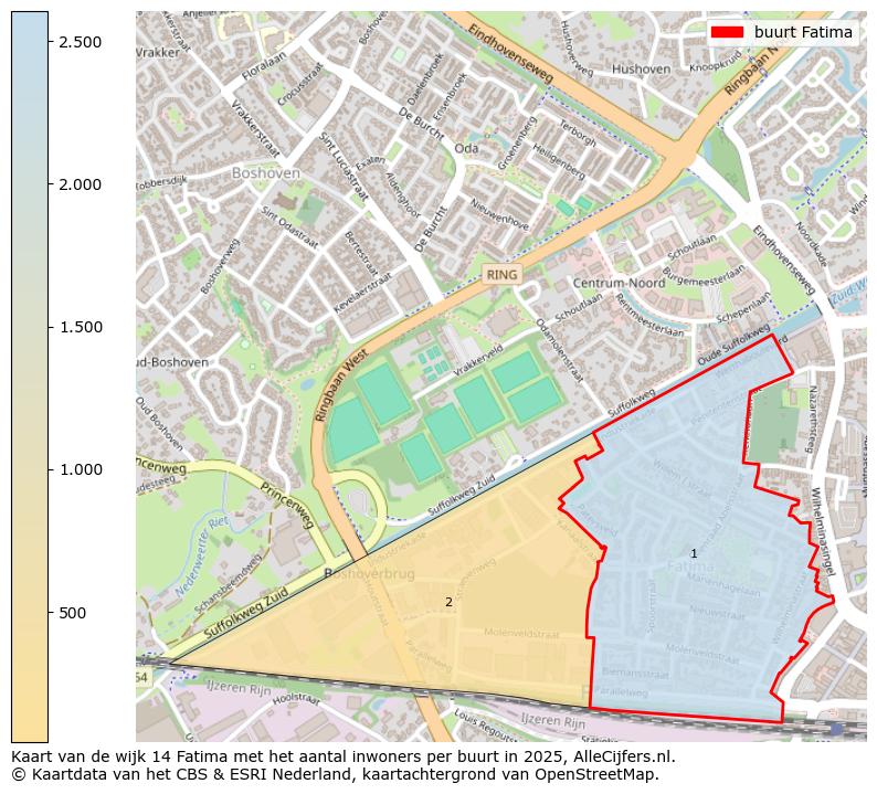 Afbeelding van de buurt Fatima op de kaart.