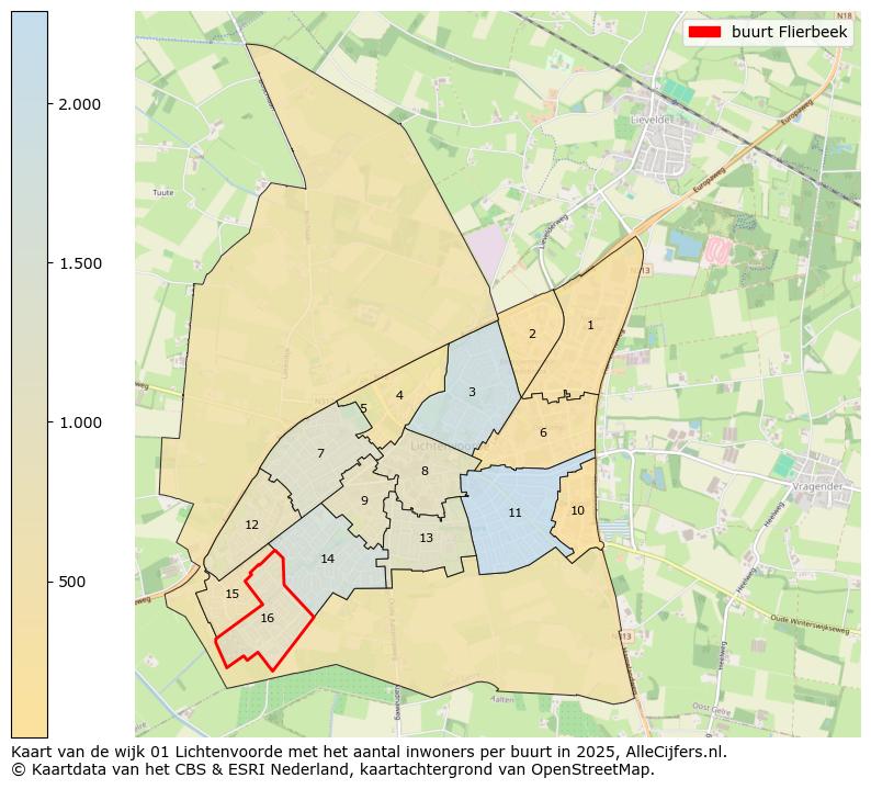 Afbeelding van de buurt Flierbeek op de kaart.