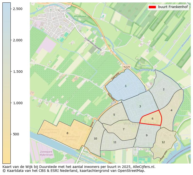 Afbeelding van de buurt Frankenhof op de kaart.