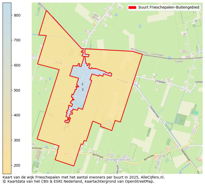 Afbeelding van de buurt Frieschepalen-Buitengebied op de kaart.
