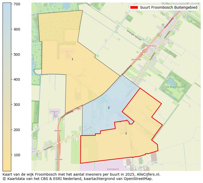 Afbeelding van de buurt Froombosch Buitengebied op de kaart.