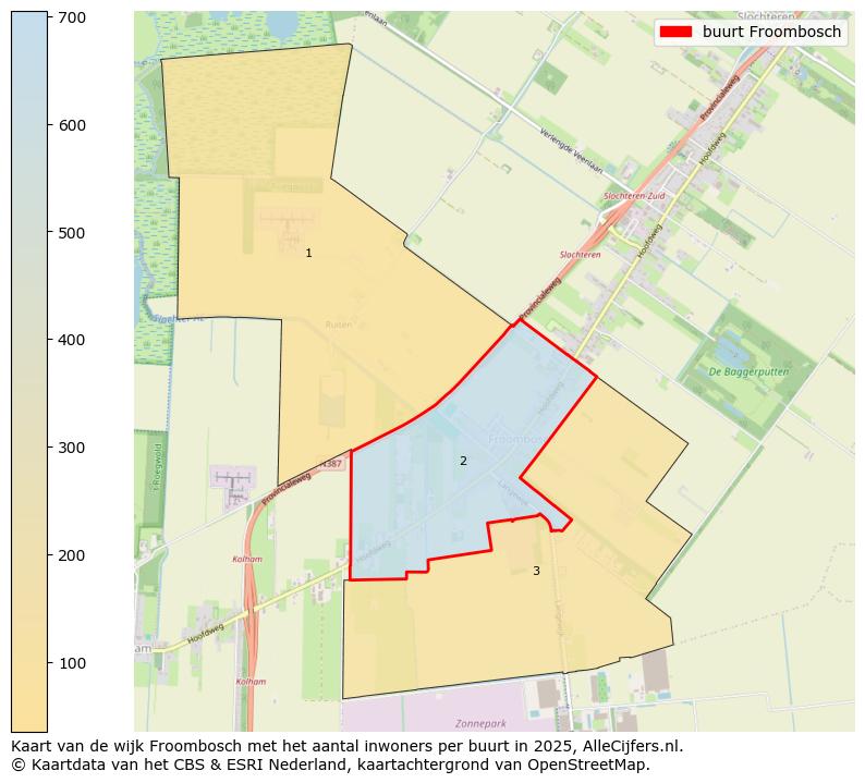Afbeelding van de buurt Froombosch op de kaart.