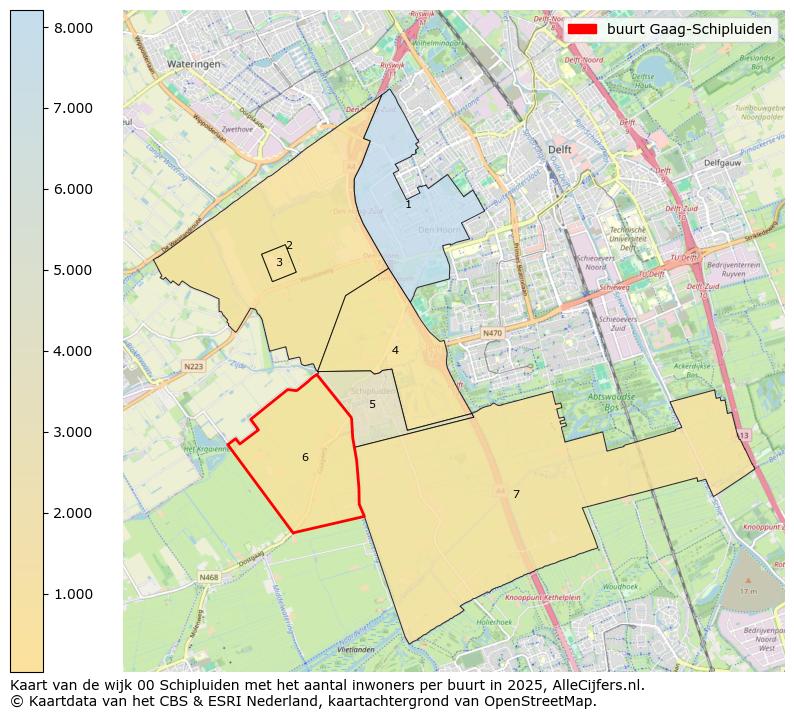 Afbeelding van de buurt Gaag-Schipluiden op de kaart.
