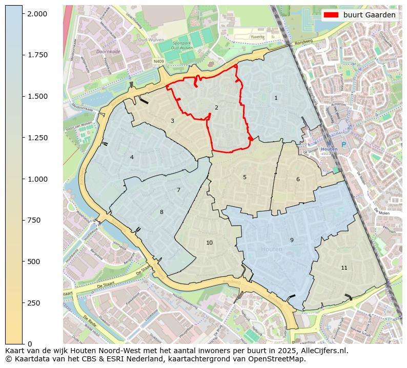 Afbeelding van de buurt Gaarden op de kaart.