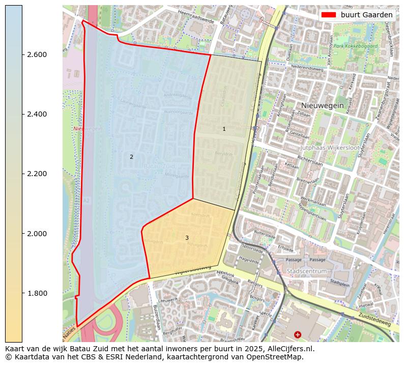 Afbeelding van de buurt Gaarden op de kaart.