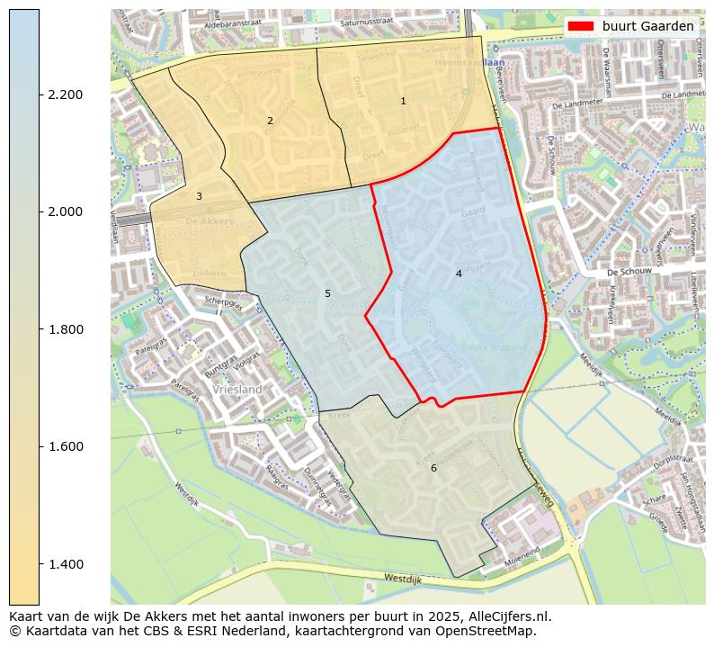 Afbeelding van de buurt Gaarden op de kaart.