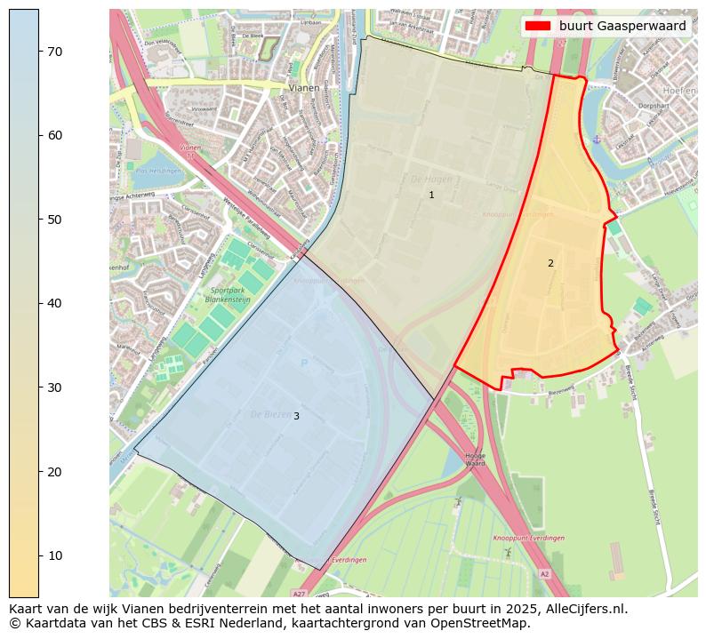 Afbeelding van de buurt Gaasperwaard op de kaart.