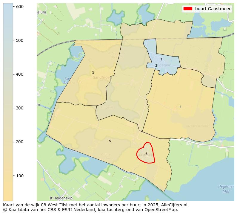 Afbeelding van de buurt Gaastmeer op de kaart.