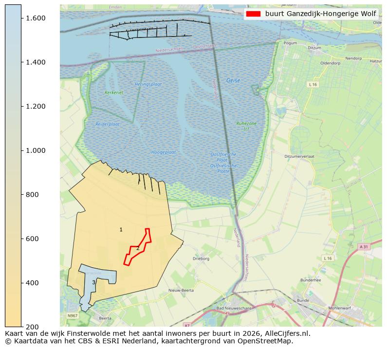 Afbeelding van de buurt Ganzedijk-Hongerige Wolf op de kaart.