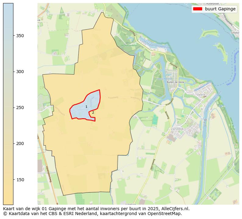 Afbeelding van de buurt Gapinge op de kaart.