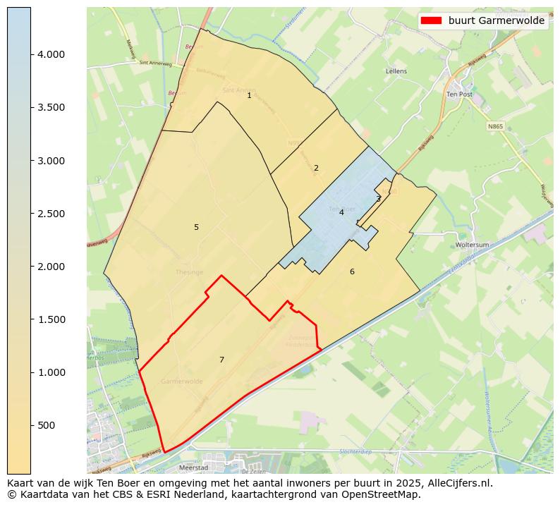 Afbeelding van de buurt Garmerwolde op de kaart.
