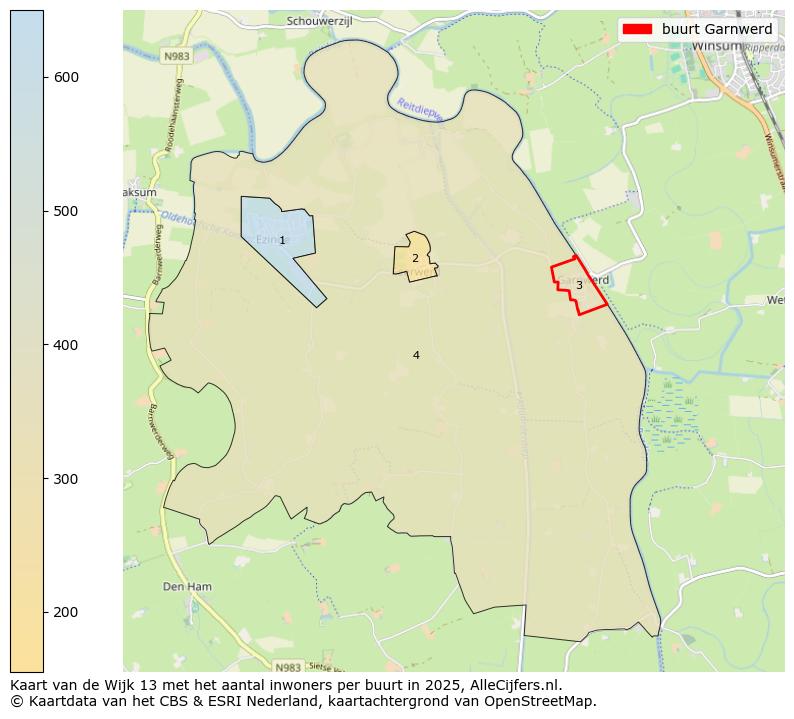 Afbeelding van de buurt Garnwerd op de kaart.