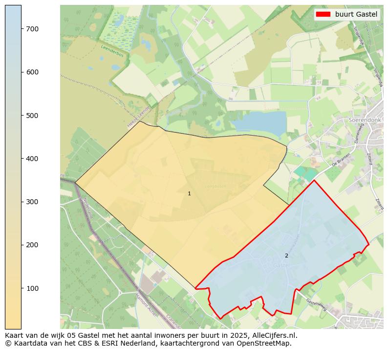 Afbeelding van de buurt Gastel op de kaart.
