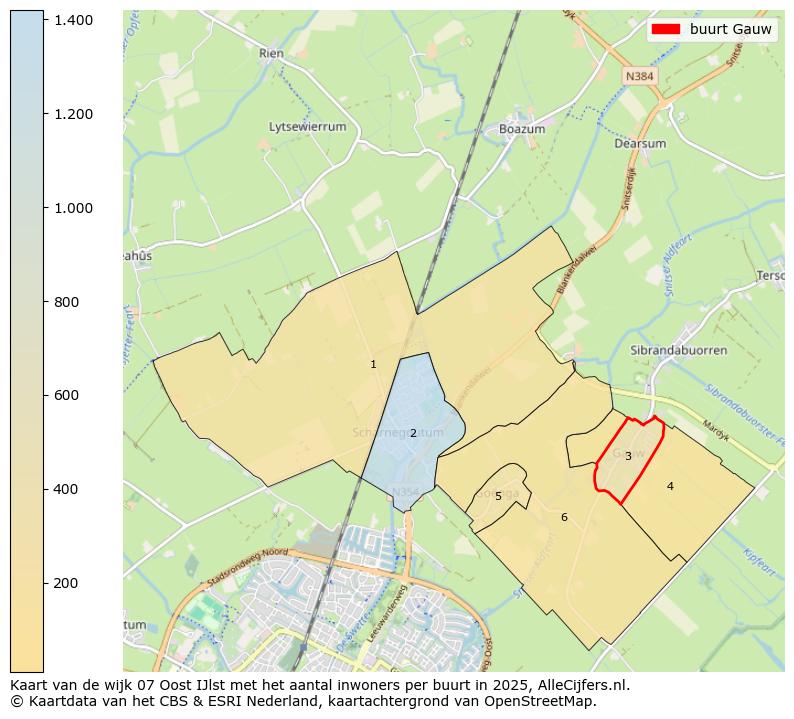 Afbeelding van de buurt Gauw op de kaart.
