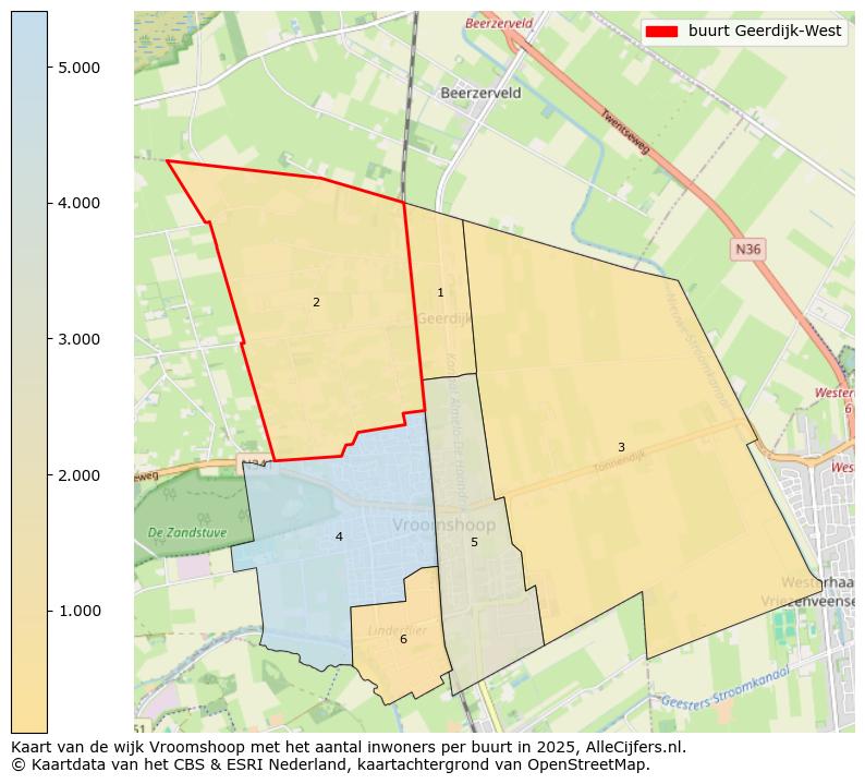 Afbeelding van de buurt Geerdijk-West op de kaart.