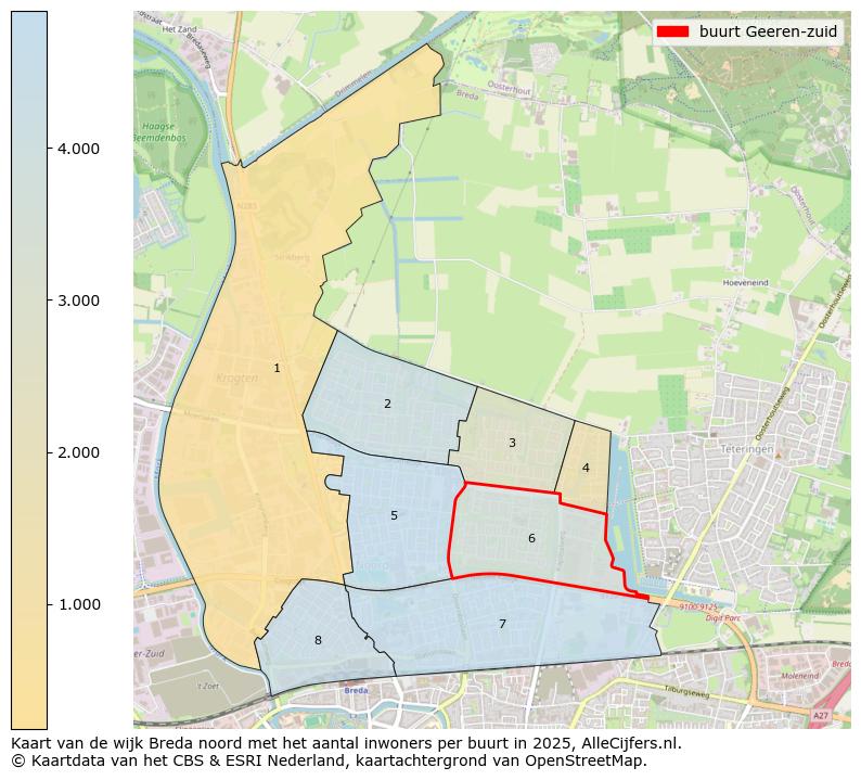 Afbeelding van de buurt Geeren-zuid op de kaart.