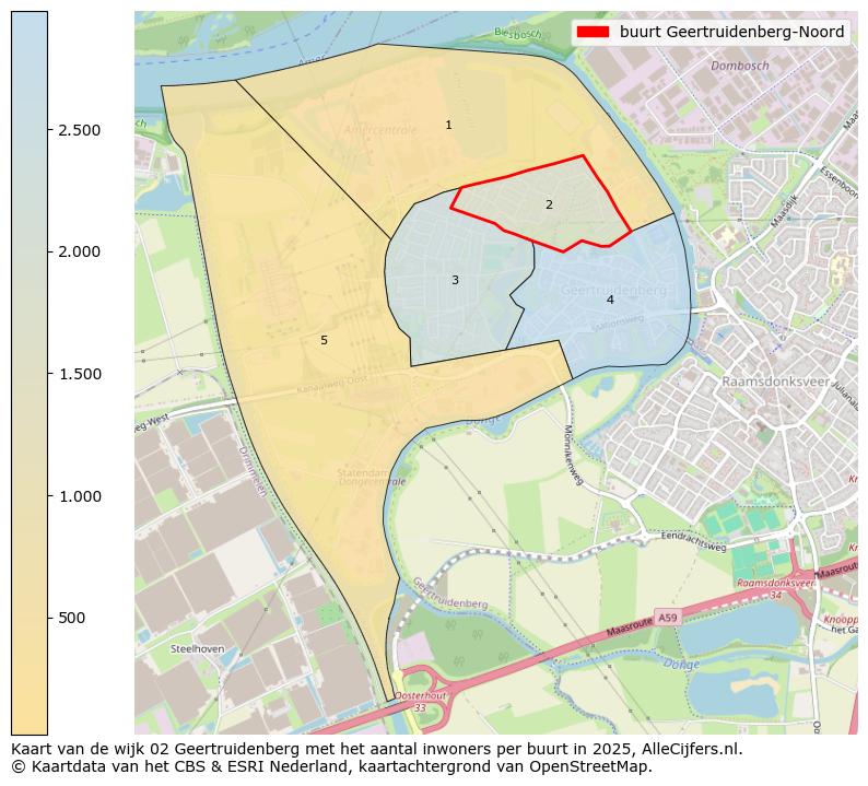 Afbeelding van de buurt Geertruidenberg-Noord op de kaart.