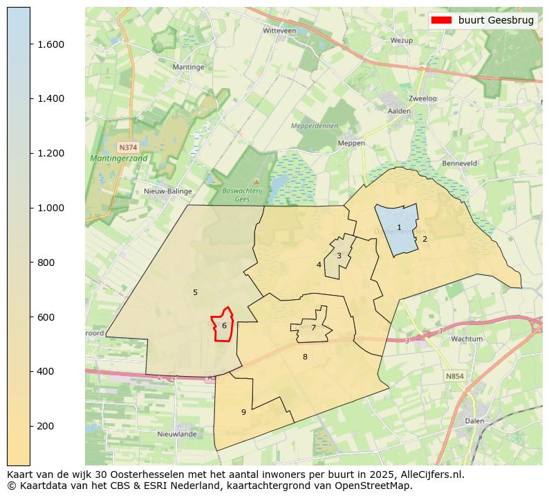 Afbeelding van de buurt Geesbrug op de kaart.