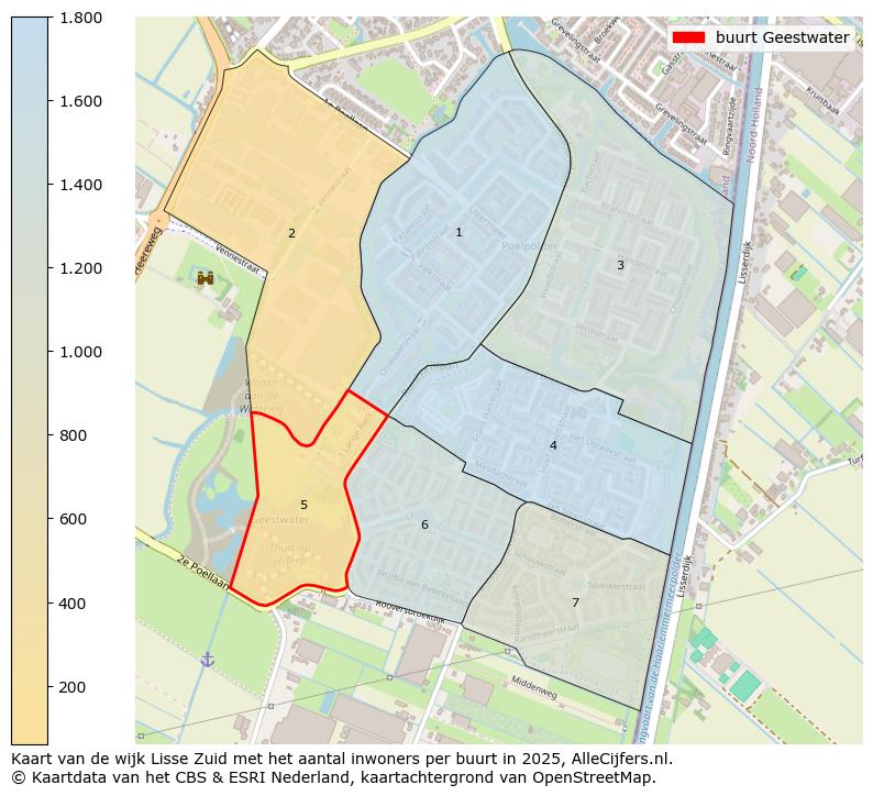 Afbeelding van de buurt Geestwater op de kaart.