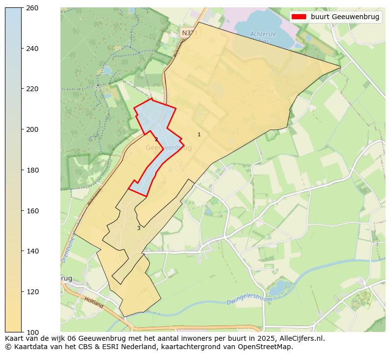 Afbeelding van de buurt Geeuwenbrug op de kaart.