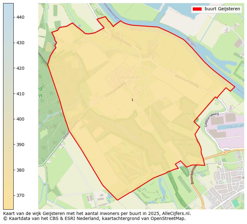 Afbeelding van de buurt Geijsteren op de kaart.