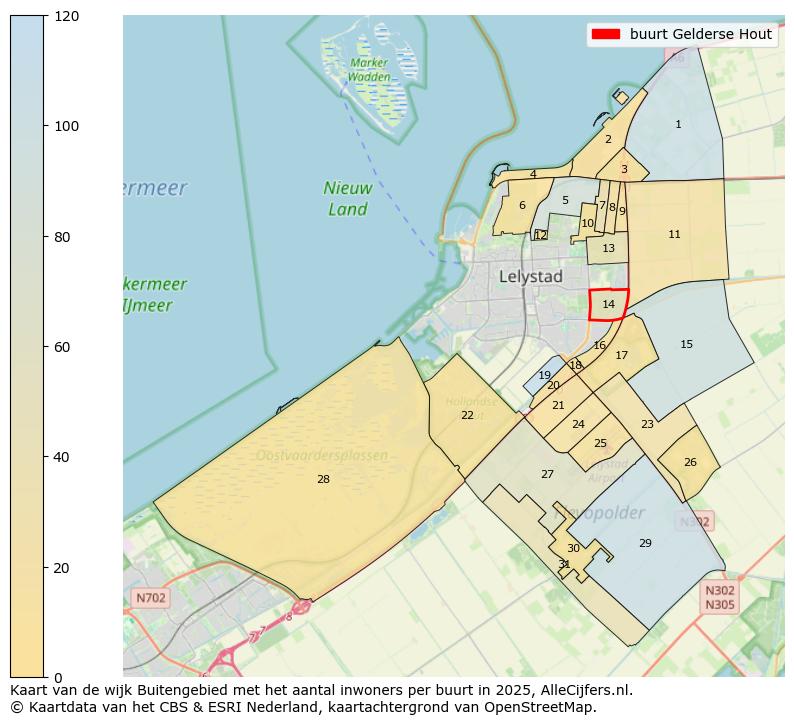 Afbeelding van de buurt Gelderse Hout op de kaart.