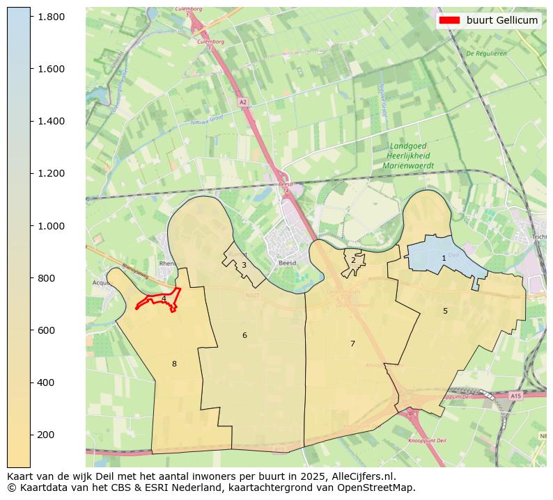 Afbeelding van de buurt Gellicum op de kaart.