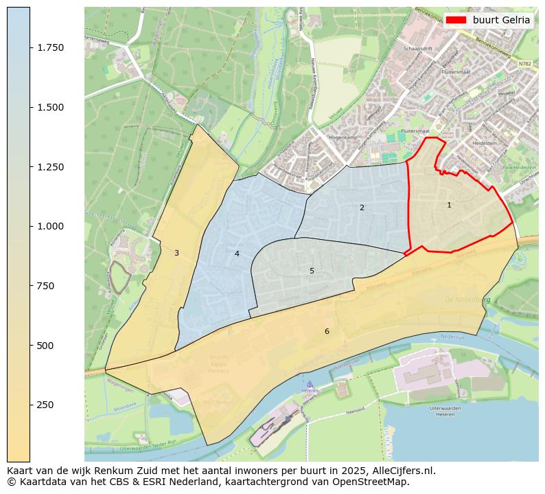 Afbeelding van de buurt Gelria op de kaart.