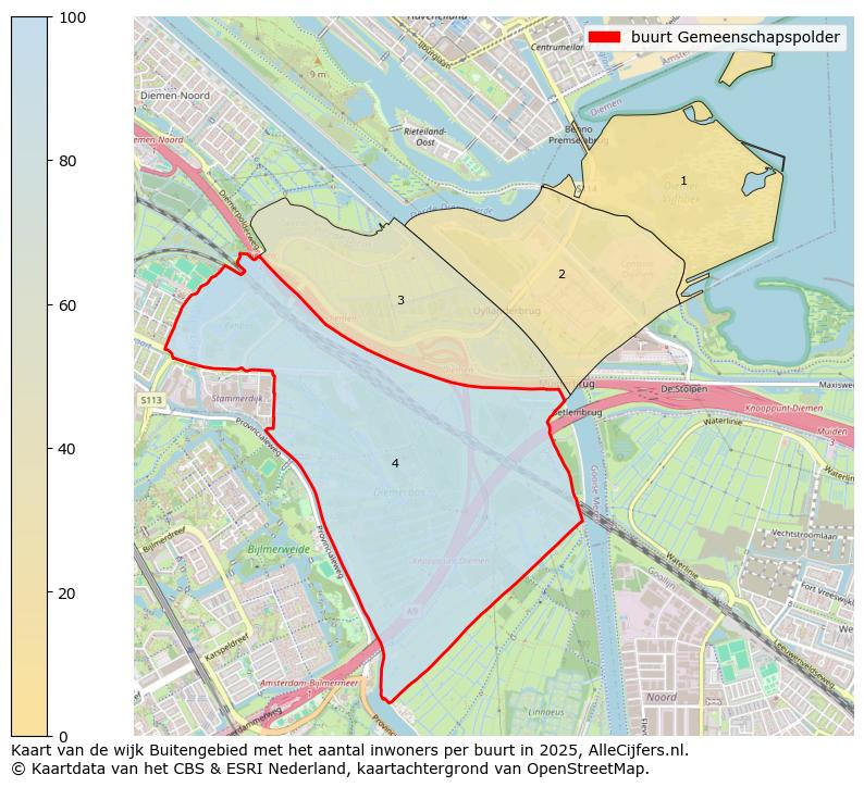 Afbeelding van de buurt Gemeenschapspolder op de kaart.