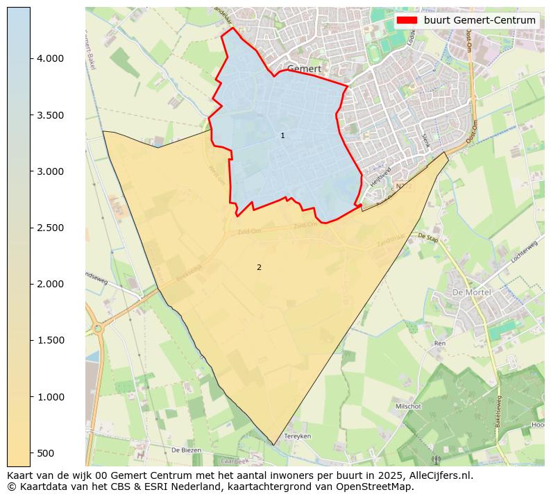 Afbeelding van de buurt Gemert-Centrum op de kaart.