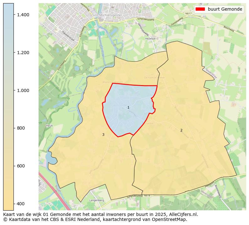 Afbeelding van de buurt Gemonde op de kaart.