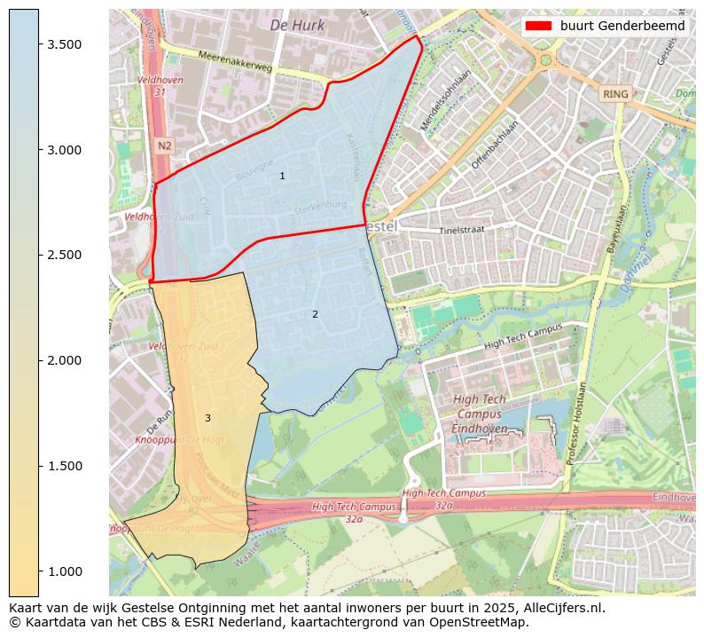 Afbeelding van de buurt Genderbeemd op de kaart.