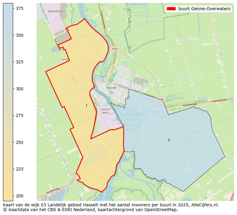 Afbeelding van de buurt Genne-Overwaters op de kaart.