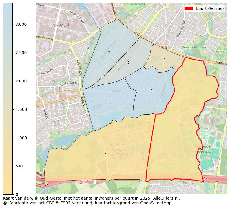 Afbeelding van de buurt Gennep op de kaart.