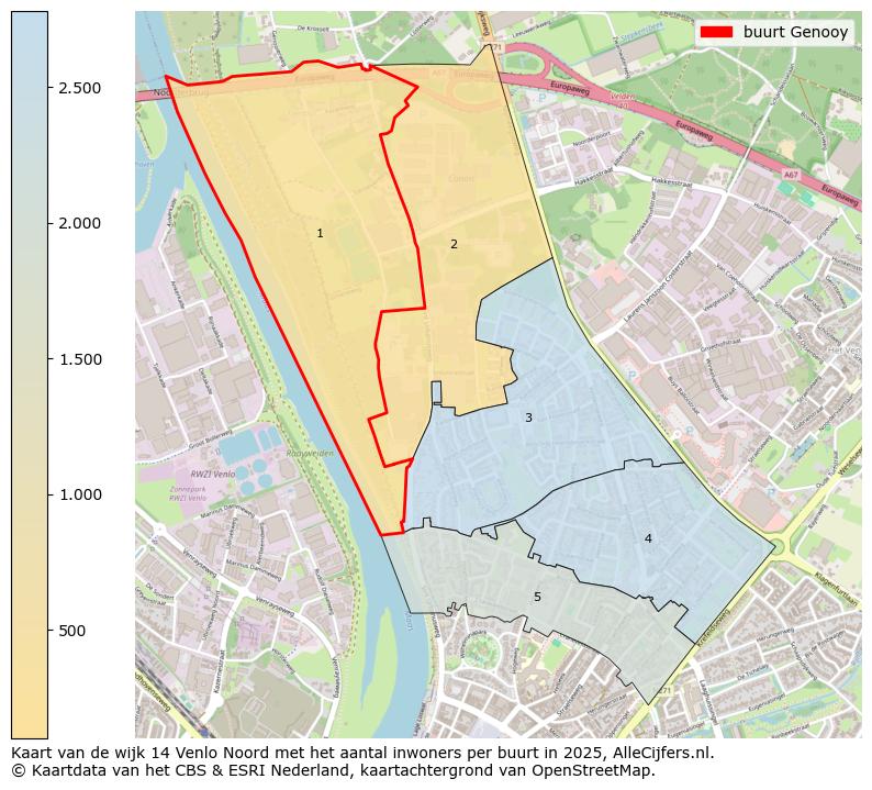 Afbeelding van de buurt Genooy op de kaart.