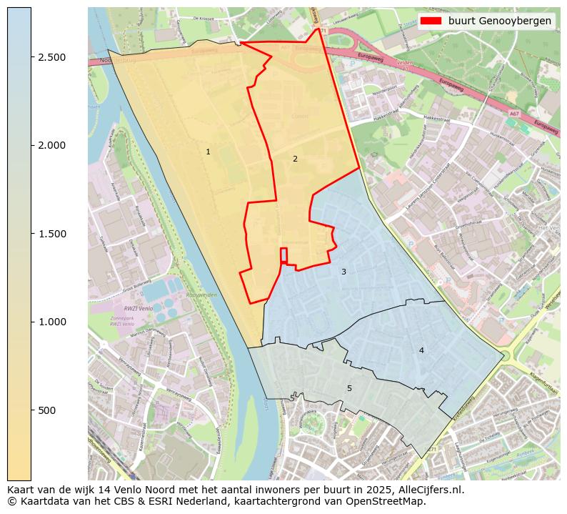 Afbeelding van de buurt Genooybergen op de kaart.